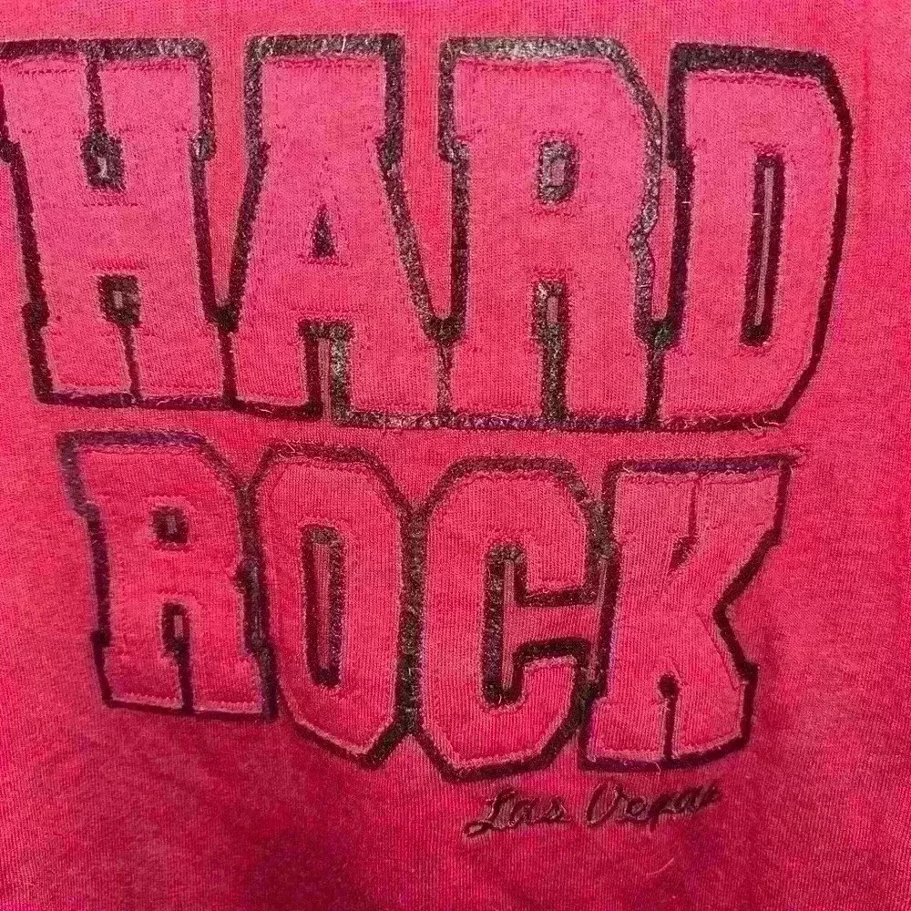 Hard Rock Cafe Las Vegas Pullover Sweatshirt Med Women’s Maroon Embroidered XXL - Picture 2 of 3